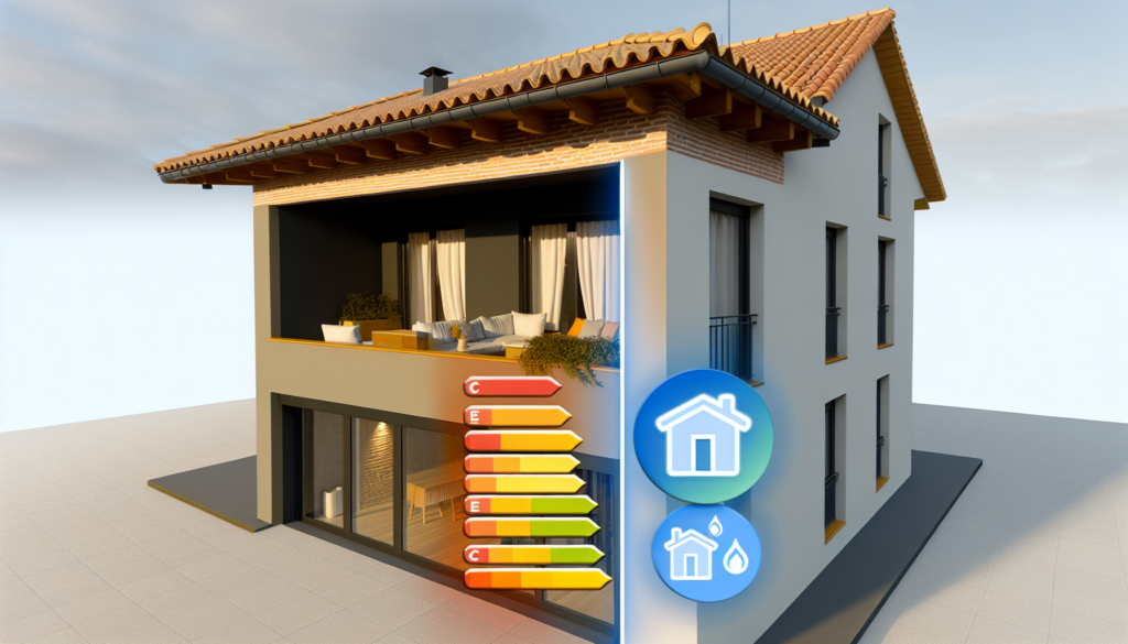 Vivienda reformada con aislamiento térmico para ahorrar energía